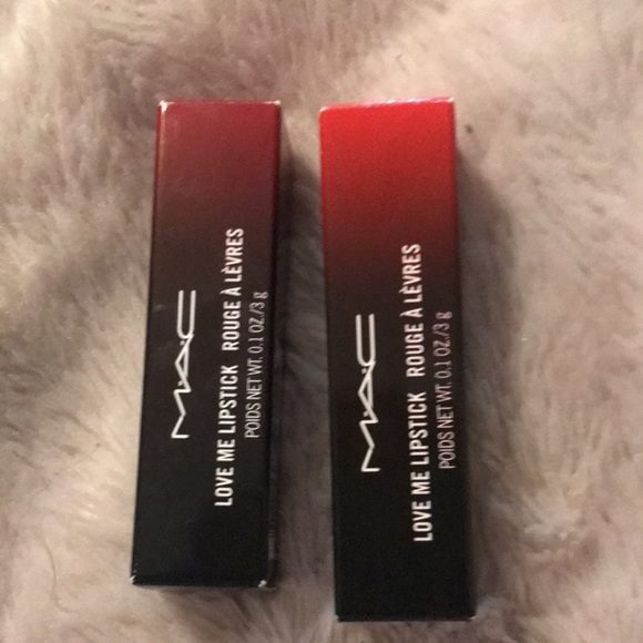 2 full size MAC red lipsticks, new and unused except to swatch. - Picture 2 of 6